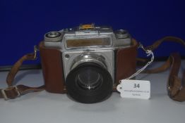 Agfa Ambi Silette Rangefinder Camera with Case