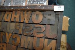 Case of Large Wood Display Type