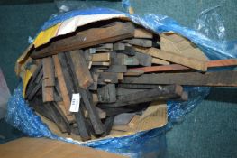 Box of Wooden Printer’s Furniture