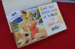 Set of Original Bamforth Printing Plates for Postcards: Seaside Comic Series 2473