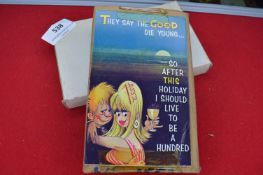 Original Bamforth Printing Plates for Postcards: Seaside Comic 2552