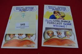 7x Bamforth Postcards Comic Series 2145