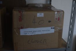 *Box of 40x Cloverleaf Power Cables 1.5m with AUS Plugs