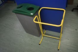 *Tubular Framed Sack Holder and a Recycling Bin