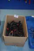 *Box of Assorted Large Plastic Spring-Loaded Clips