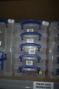 * Five Really Useful 1.25l storage boxes
