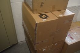 *Box containing eight monitor desk stands