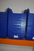 *10x Blue Plastic Component Bins