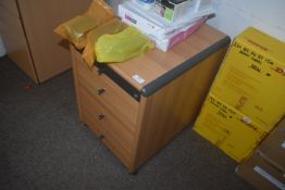*Standalone Three Drawer Pedestal
