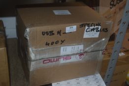 *Box of 400x USB Mables