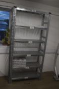 *Galvanised Six Tier Shelving Unit