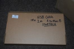 *18x USB A to Mini B Cables 2m
