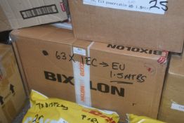 *Box of 63x IEC Cables 1.5m with EU Plugs