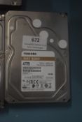 *Toshiba 4TB Hard Drive