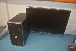 *Desktop PC, Dell Monitor, and Wall Bracket