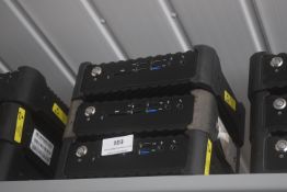 *Three mini PC desktop, computers with Windows 10