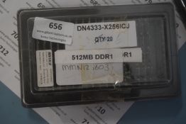 *18x 256MB CL3 So-dimms