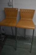 *Pair of Contemporary Barstools