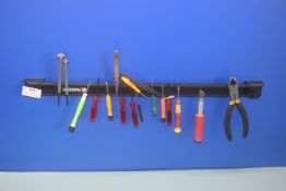 *Magnetic Tool Holder and Assorted Hand Tools