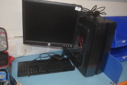 *Desktop PC, Monitor, Wall Bracket, and Keyboard