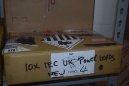 *Box of 10x IEC UK Power Cables