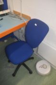 *Blue Typists Swivel Chair
