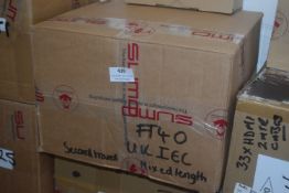 *Box of 40x UK IEC Cables