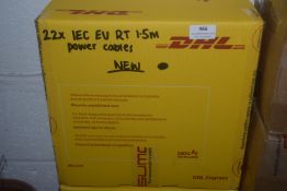 *Box of 22x IEC EU Power Cables 1.5m