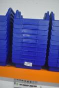 *10x Blue Plastic Component Bins