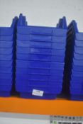 *10x Blue Plastic Component Bins