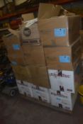 *Pallet of Coveralls (mostly XL) and Soap Dispensers