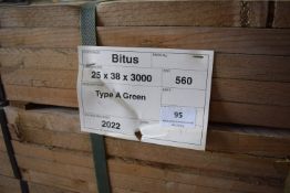 *Bundle of 25x38x3000 type A lengths of timber app