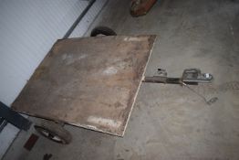 Flat Trailer Base 122cm wide x 152cm Long (215cm total)