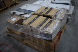 *Contents of pallet containing tiles