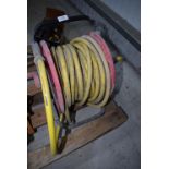 *Hosepipe complete with winding reel