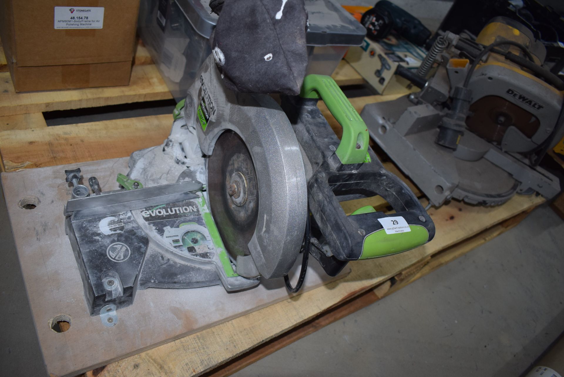 *Adjustable evolution Fury 3 -B cross saw 240v