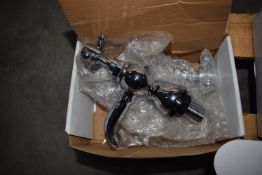 *Pair of Faith Chrome Bath Taps