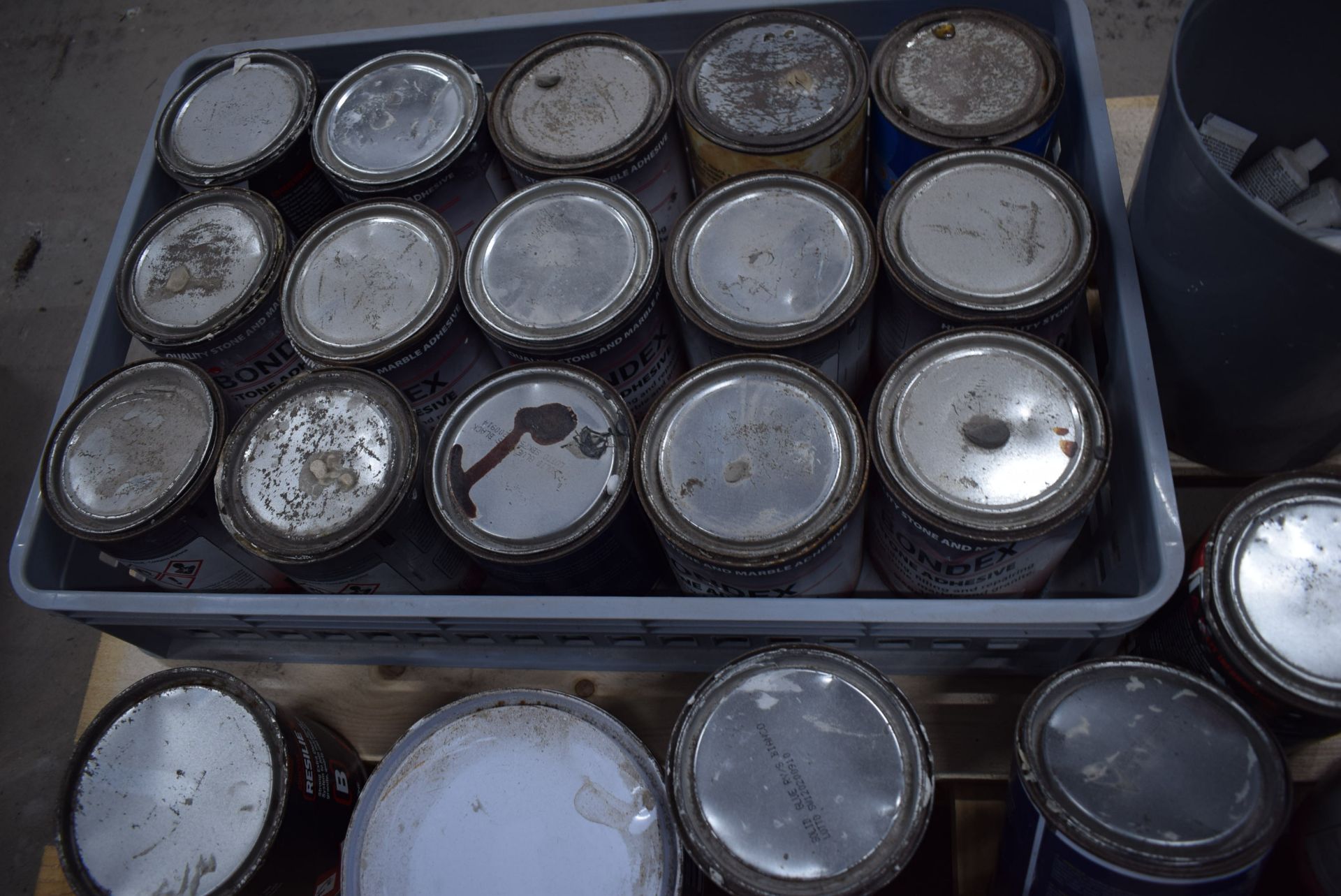*Contents of pallet containing stone adhesives and bondings including a Mask and Accelerator Paste - Image 3 of 3