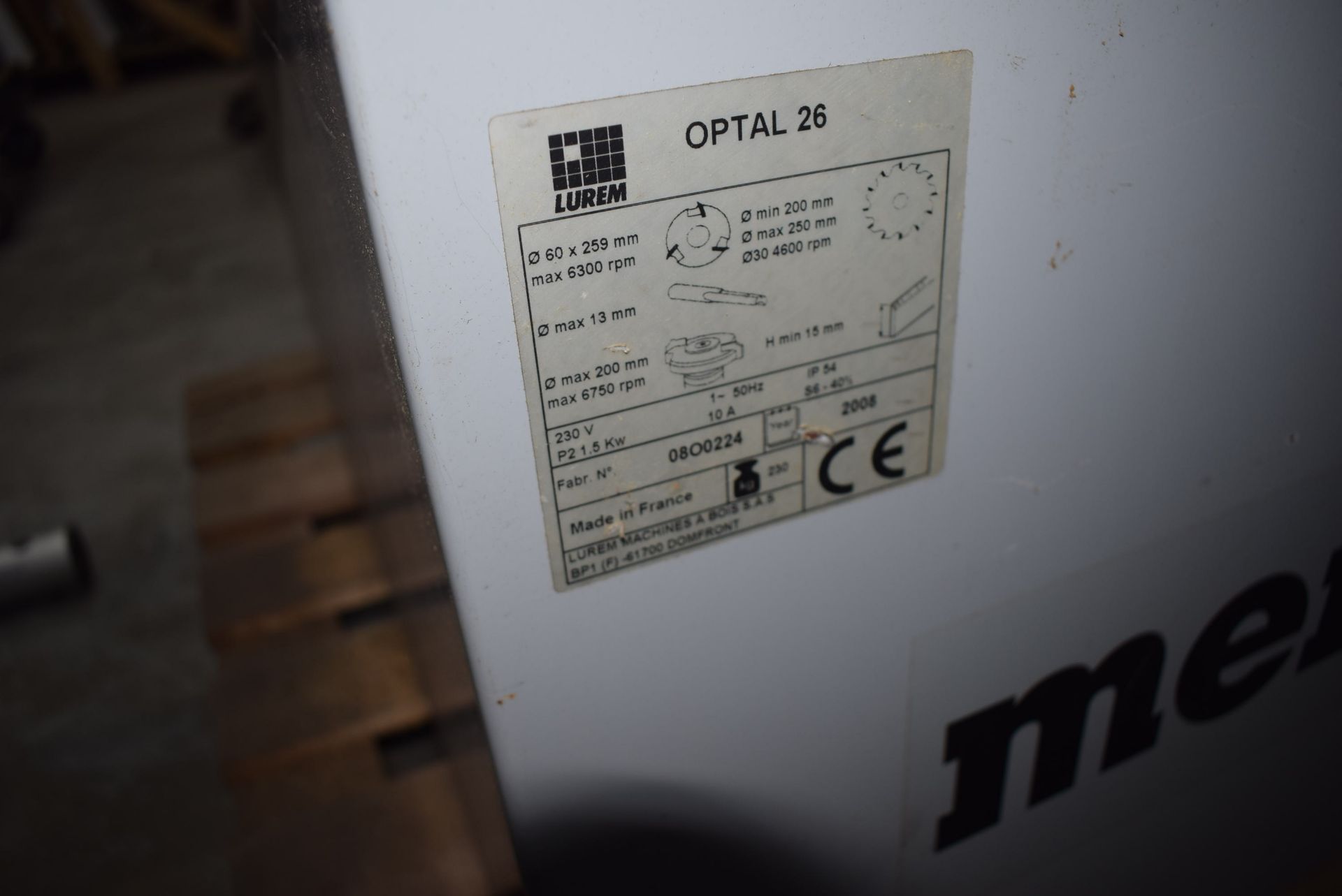 *Metabo Optal 26 Universal woodworking multi function Machine 240V - Image 4 of 4