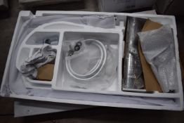 *Phoenix RR006 Round Rigid Shower Riser, Head, and Hand Shower