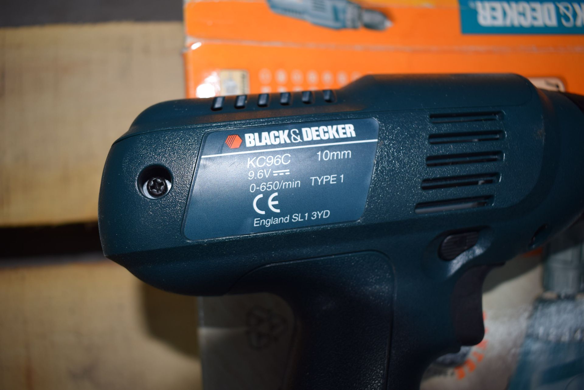*Black and decker cordless drill KC96C plus batter - Image 2 of 2