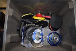 *various polishing and rotating wheel fixings