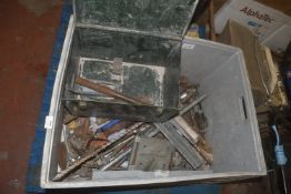 *Mixed Box Containing Breaker and Drill Bits, Attachments, Assorted Tools, etc.