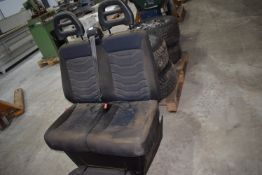 Van Bench Seat with Central Seat Belt