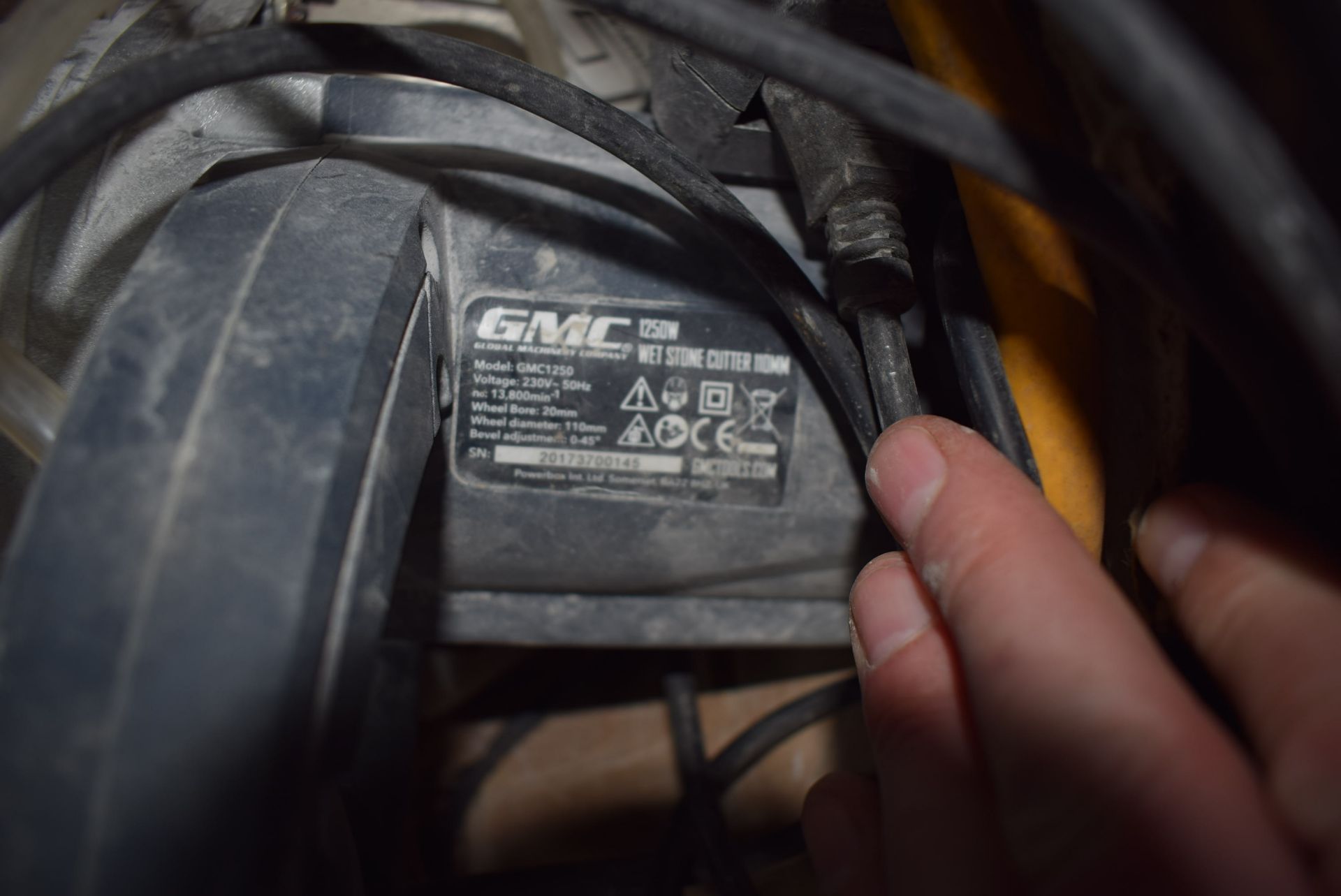 *GMC 125OW wet stone cutter wheel dimension 110mm - Image 2 of 2