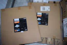 *2x Robus LED Panels 600x600mm, 1x Mini Sun LED Bath Shaver Light, 1x Under Cabinet Light 573mm