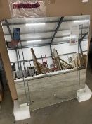 *Bathroom mirror LED and shaver socket 60cm wide x 70cm tall
