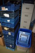 *12x Storage Trays, 4x Tubs, and 1x Basket