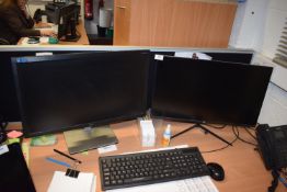 *2x Monitors, and a Keyboard