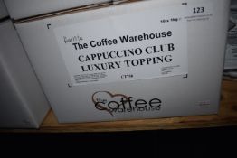 *10x 1kg of Cappuccino Club Luxury Topping BBD: May 26